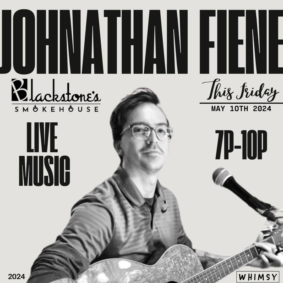 Live music at Blackstone’s promotional graphic created by Whimsy