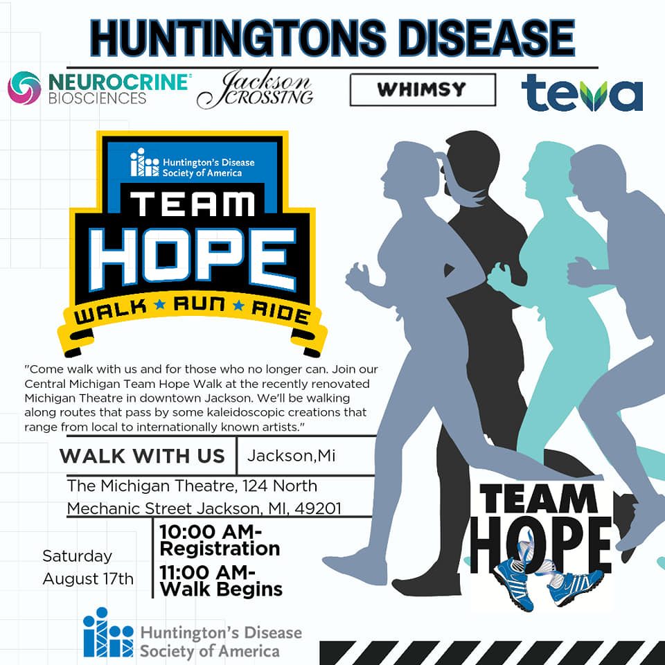 Team Hope Walk advertisement created by Whimsy