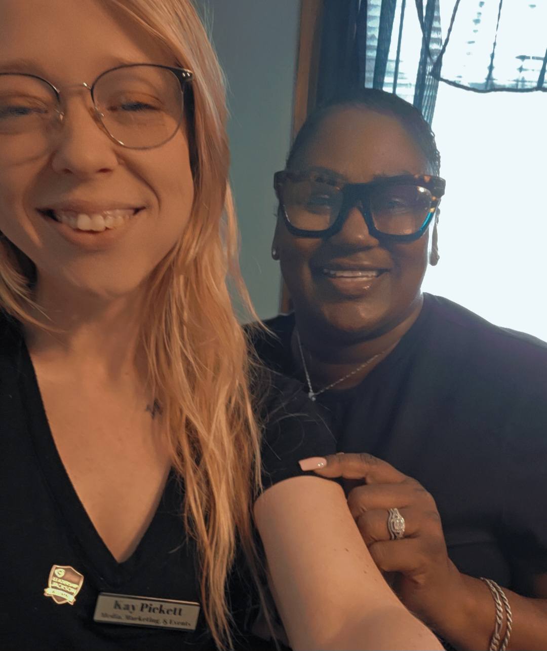 Kay and Nicole during an early Serenity consulting visit
