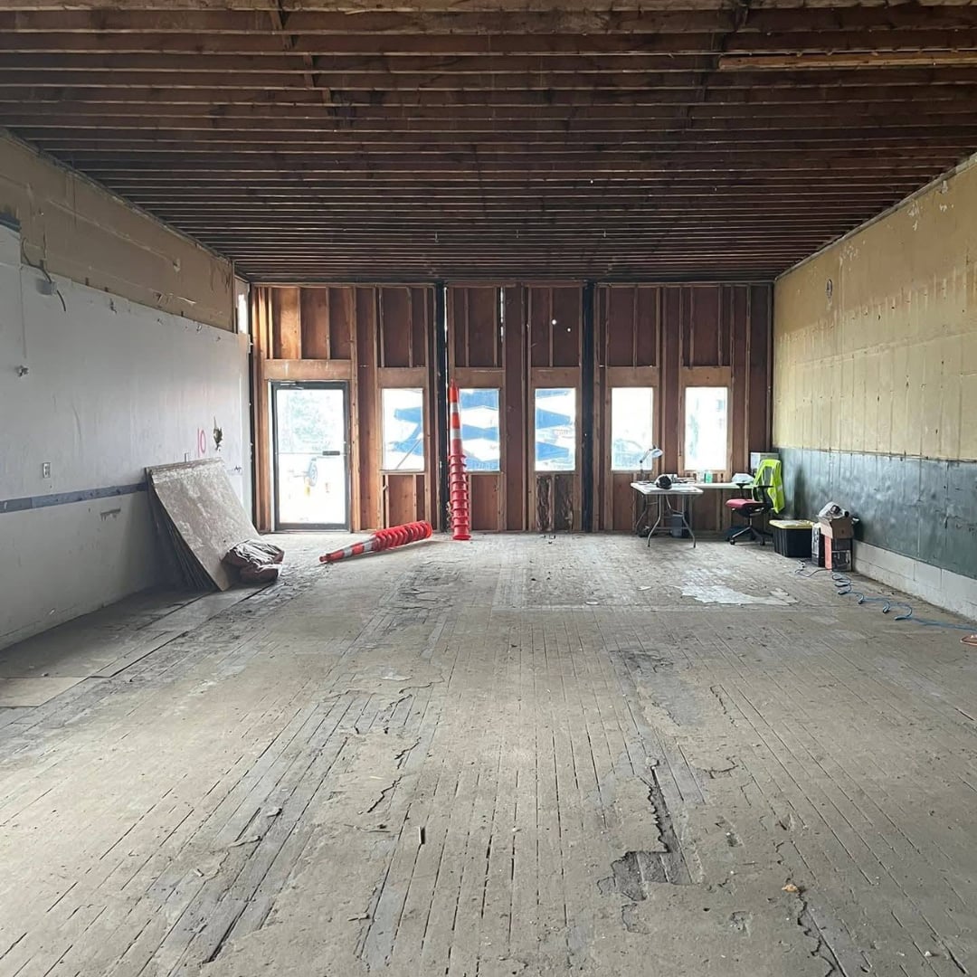 The Fetch Market interior before opening