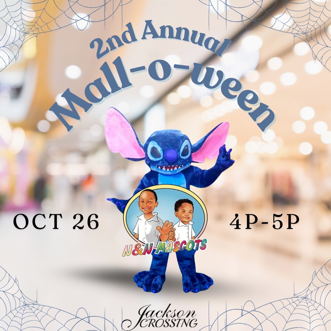 Malloween Stitch appearance announcement for 4 to 5 PM